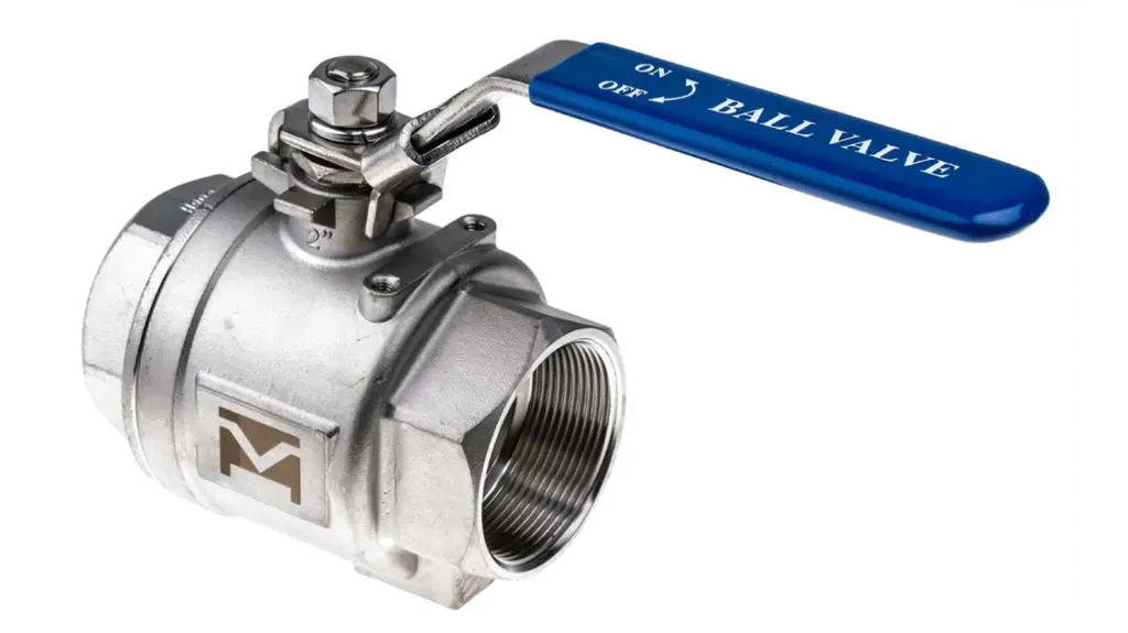 SBVL22040_NT 2-daļīgs vārsts, DN40 / 1 1/2", vītne I/I, pilns atvērums, slēdzams, 1.4404