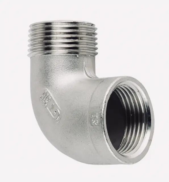 STE038_NT vītņu līkums, 90° (I/Ā), 1", PN20, AISI316 