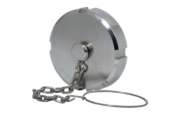 20290-65-304_DIN11851 noslēgkape ar ķēdi, DN65,AISI304