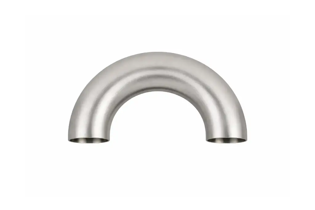 DWE269_Metināms līkums 180°, 12.0 x 1.5 mm, DIN 11852, EN 1.4307