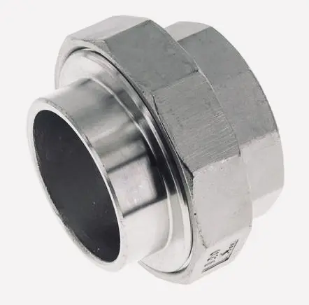 SSU019_NT saskrūve, koniska (metin / iekš.vītne), DN40 / 48.3mm x 1 1/2", PN20, AISI316 