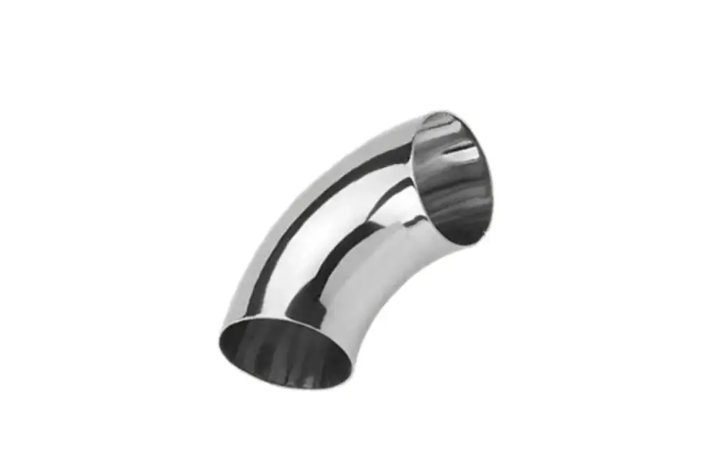 DINWES054_Metināms līkums 90°, 53.00 x 1.50 mm, R70, DIN11852, satīna virsma, 1.4307