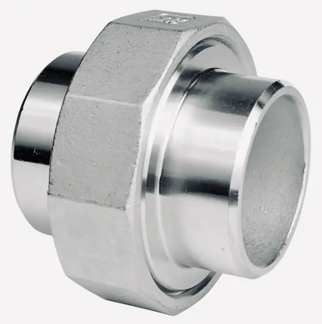 SSU004_NT saskrūve, koniska (metin/metin), DN15 / 21.3mm, PN20, AISI316 
