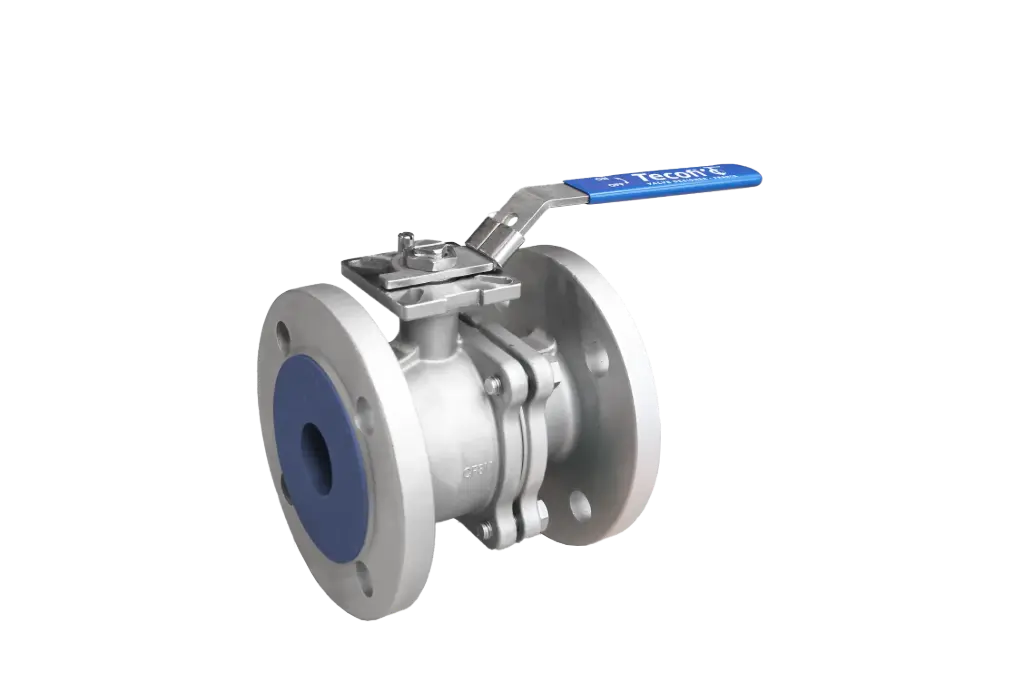 SBV011_NT 2-daļ, lodveida vārsts ar atloku pievienojumu, DN150, PN16, ISO5211, AISI316