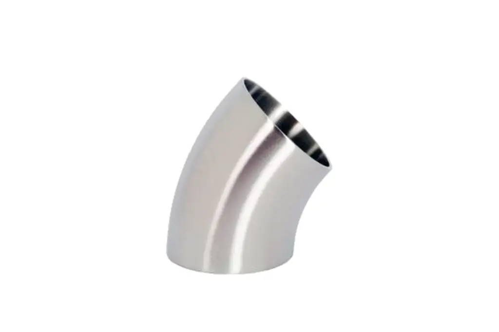 DWE445_Metināms līkums 45°, 28.00 x 1.50mm, R50, DIN11852, 1.4404