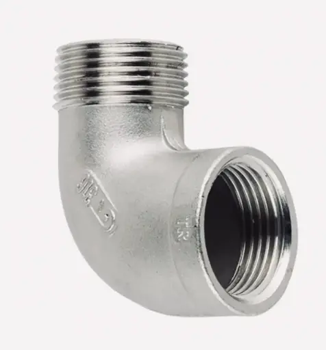 STE042_NT vītņu līkums, 90° (I/Ā), 2 1/2", PN20, AISI316 