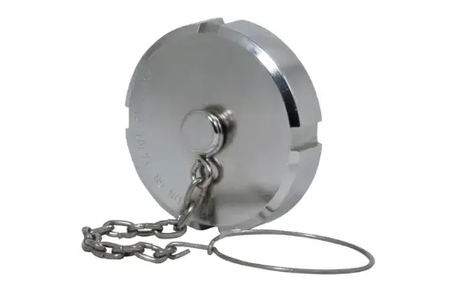 20290-DN32-304_DIN11851 noslēgkape ar ķēdi, DN32,AISI304