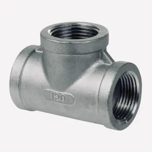 STT007_NT vītņu T-gab, 1 1/4", AISI316 