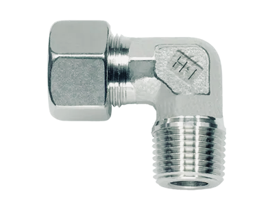 SCEMF500618_Stainless steel compression fitting, Angle, Type WE-LR, DIN 2353, KR-thread, EN 1.4571