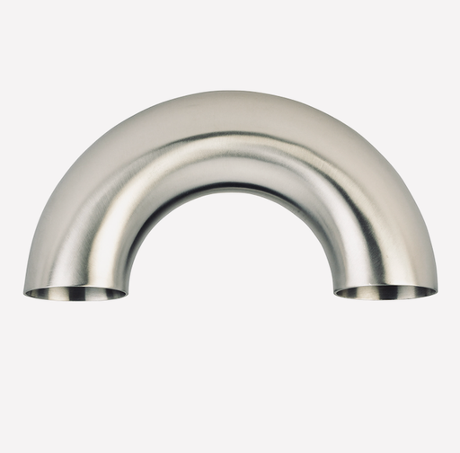 SDF2121_DIN metināms līkums 180°,12.00 x 1.50 mm, Satin, iekšpuses virsma max. 0.8/1.6 µm, DIN11852, 1.4307 