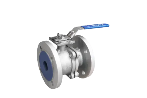 SBV002_NT 2-daļ, lodveida vārsts ar atloku pievienojumu, DN20, PN40, ISO5211, AISI316