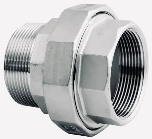 SSU107_NT saskrūve, koniska (iekš. / ār.vītne), DN50 / 2", PN20, AISI316 