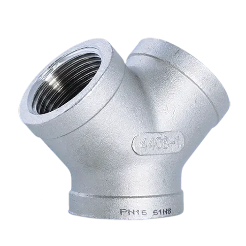 STY007_NT vītņu Y-gabals, (iekš.vītne), 1 1/4", PN20, AISI316L