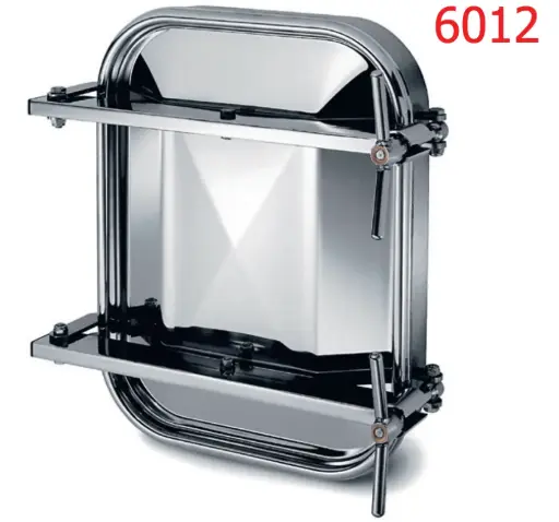 6012-A-304-VMQ_Nerūsējošā tērauda, taisnstūrveida tvertņu lūka, 6012 A-S, 410x530 mm, AISI304, VMQ/Silikons